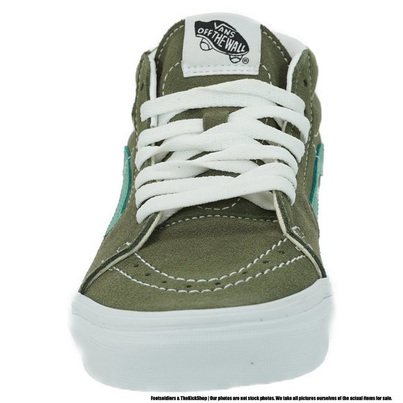 VANS SK8-MID RETRO SPORT WOMEN'S MID-TOP SNEAKERS (GREEN) - Picture 2 of 6